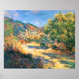 Póster Claude Monet: A estrada a Monte - Carlo