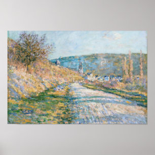 Póster Claude Monet - a estrada a Vétheuil