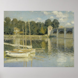 Póster Claude Monet - A Ponte Argenteuil