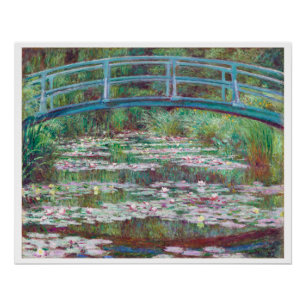 Póster Claude Monet, A Ponte Japonesa