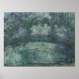 Póster Claude Monet - A ponte japonesa
