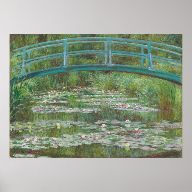 Póster Claude Monet | A Ponte Japonesa, 1899 (Frente)