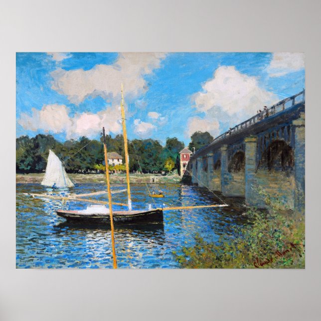 Póster Claude Monet: A Ponte no Argenteuil (Frente)