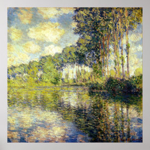 Poster Claude Monet - álamos no Epte