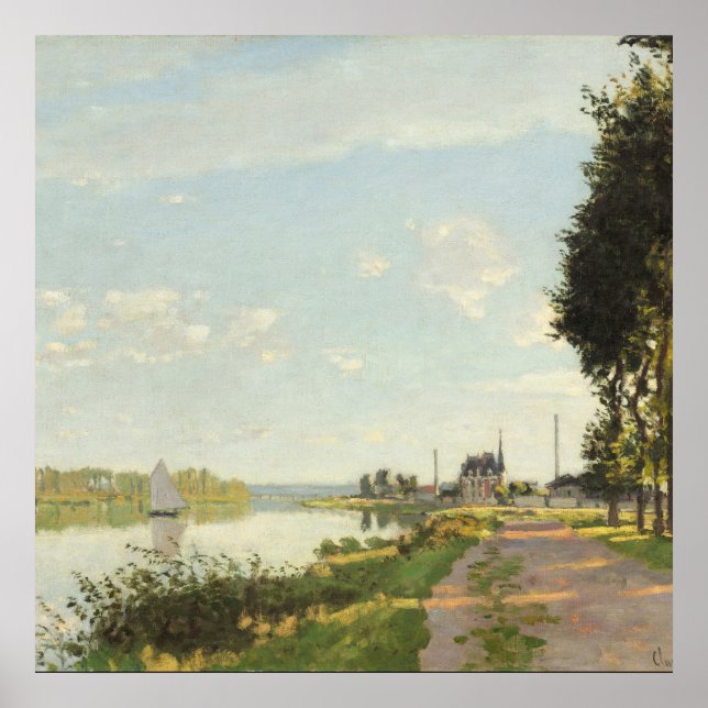 Poster Claude Monet - Argenteuil (Frente)