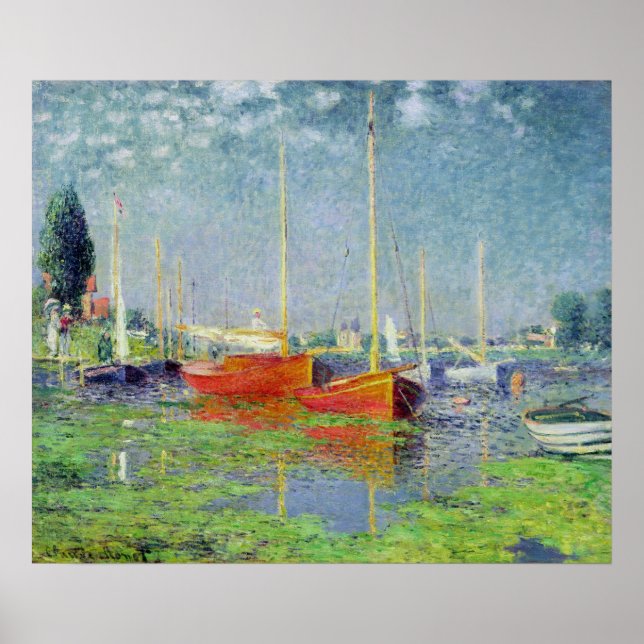 Póster Claude Monet | Argenteuil, c.1872-5 (Frente)