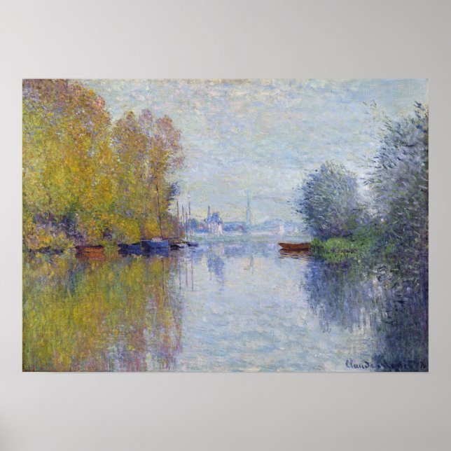 Poster Claude Monet Autumn, Argenteuil (Frente)