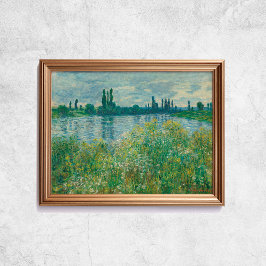 Poster Claude Monet Banks Of Seine French Old Art
