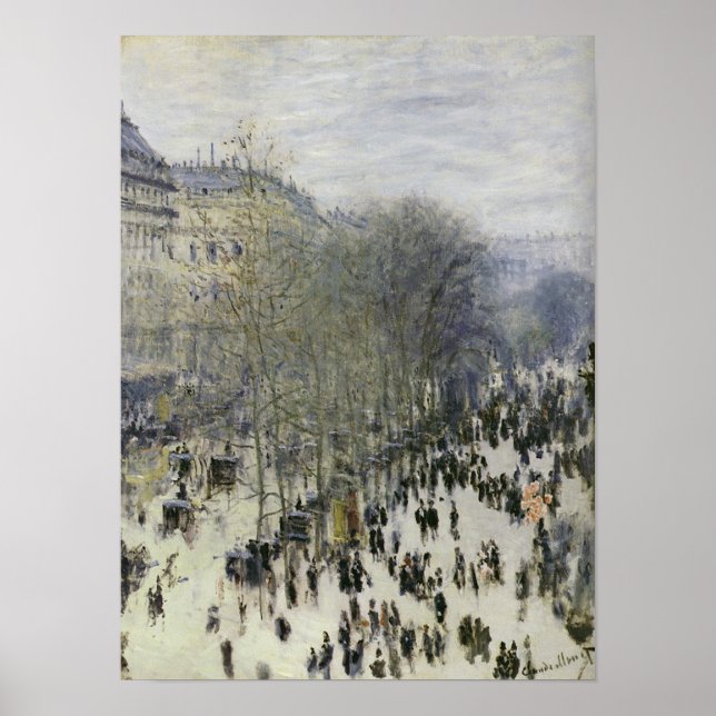 Póster Claude Monet - Boulevard des Capucines (Frente)