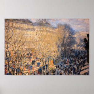 Poster Claude Monet - Boulevard des Capucines em Paris