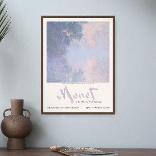 Poster Claude Monet Branch Seine perto de Giverny 1897 Ar