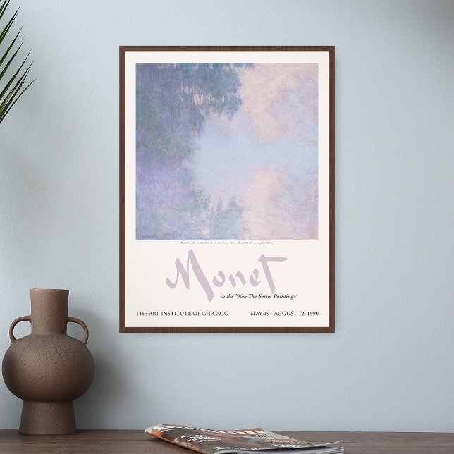 Poster Claude Monet Branch Seine perto de Giverny 1897 Ar (Criador carregado)