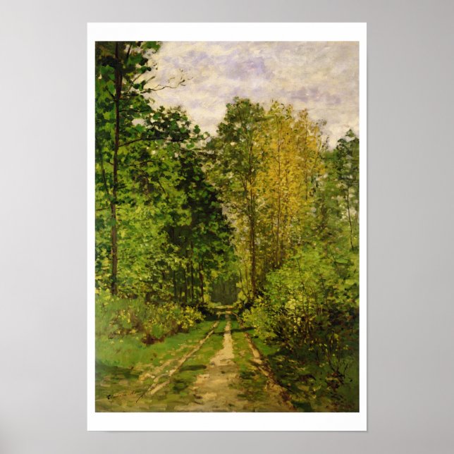Poster Claude Monet | Caminho Aberto (Frente)