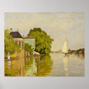 Póster Claude Monet - Casas do Achterzaan
