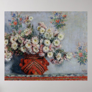 Poster Claude Monet  Chrysanthemum, 1878
