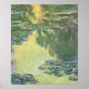 Poster Claude Monet Classic Painting, Waterlily (1907)