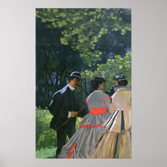 Póster Claude Monet | Dejeuner sur l'Herbe, Chailly (Frente)