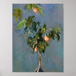 Poster Claude Monet - flores em um vaso