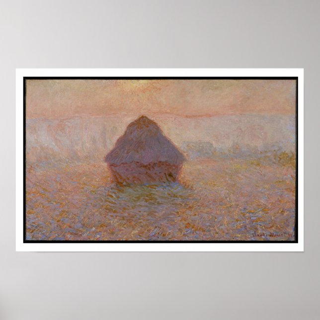 Poster Claude Monet | Gainstack, Sun na cintura (Frente)