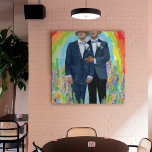 Poster Claude Monet Gay Wedding AI Gerado<br><div class="desc">Como seria se Monet pintasse uma série contemporânea? Inteligência artificial,  vamos conseguir isso! Esta pintura é gerada por inteligência artificial usando palavras-chave e imitando o estilo de Monet. É apenas uma maneira divertida de imaginar as coisas de forma diferente.</div>