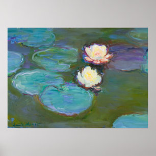 Poster Claude Monet Impressionista Água Lillies Ninfheia