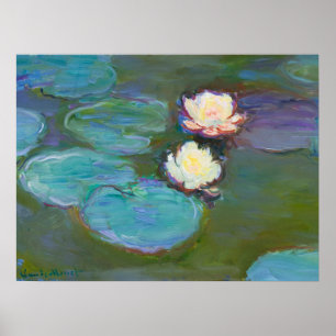 Poster Claude Monet Impressionista Água Lillies Ninfheias