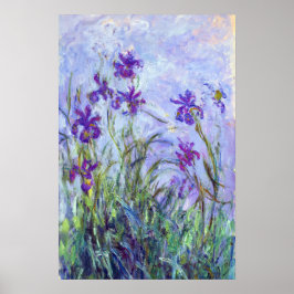 Poster Claude Monet - Íris Lilases / Iris Mauves