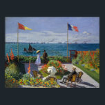 Poster Claude Monet - Jardim de Sainte-Adresse<br><div class="desc">Jardim de Sainte-Adresse/Terrace em Sainte-Adresse - Claude Monet,  Oil on Canvas,  1867</div>