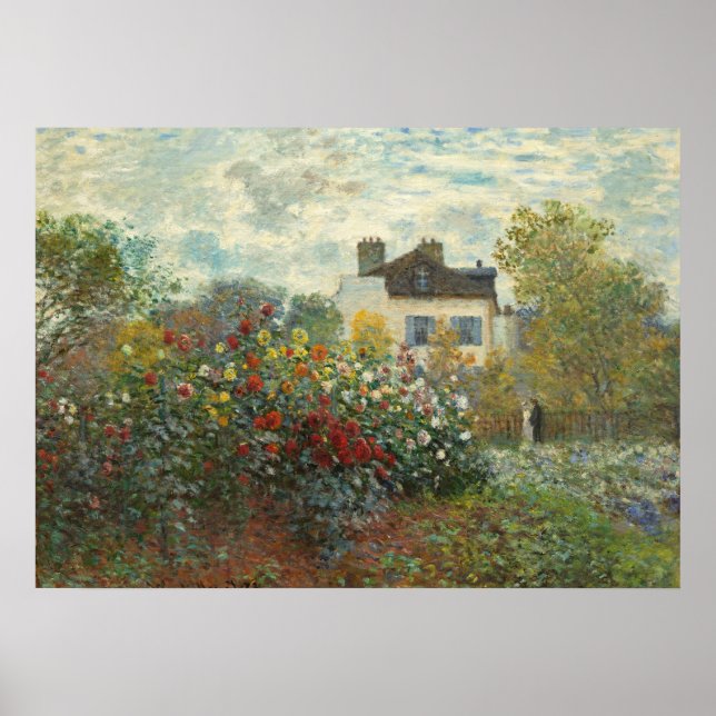 Póster Claude Monet | Jardim do Artista na Argentina (Frente)