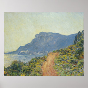 Póster Claude Monet - La Corniche perto de Mônaco