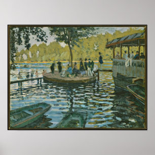Poster Claude Monet - La Grenouillere