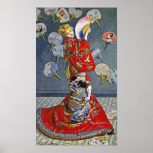Poster Claude Monet - La Japonaise