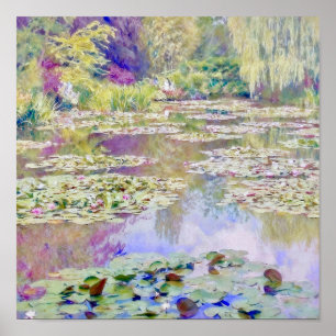 Poster Claude Monet Lago de Nenúfares Giverny