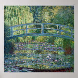Poster Claude Monet - Lagoa de Água Lily, Harmonia Verde