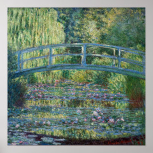 Poster Claude Monet - Lagoa de Água Lily, Harmonia Verde