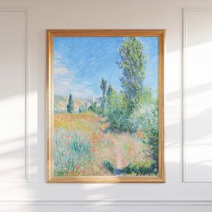 Poster Claude Monet Landscape in Ile Santo Martin