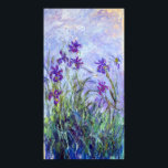 Poster Claude Monet - Lilac Irises / Iris Mauves<br><div class="desc">Lilac Irises / Iris Mauves - Claude Monet,  1914-1917</div>