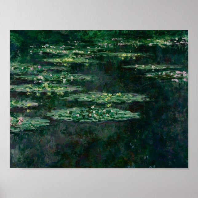 Poster Claude Monet - Lírios (Frente)