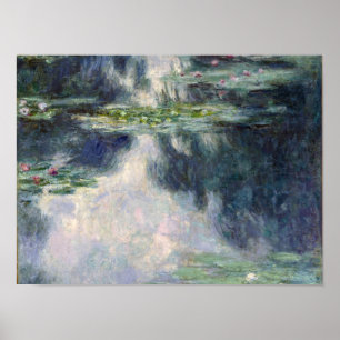 Poster Claude Monet - Lírios Água, 1907