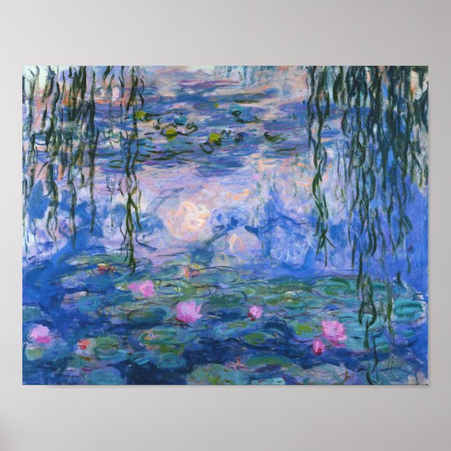 Poster Claude Monet - Lírios Água, 1916 (Frente)