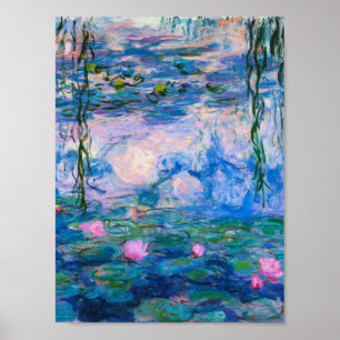 Poster Claude Monet - Lírios Água 1919