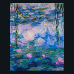 Póster Claude Monet - Lírios Água 1919<br><div class="desc">Claude Monet - Lírios Água 1919. Uma pintura artística famosa.</div>