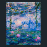 Póster Claude Monet - Lírios Água 1919<br><div class="desc">Claude Monet - Lírios Água 1919. Uma pintura artística famosa.</div>