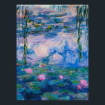 Póster Claude Monet - Lírios Água 1919<br><div class="desc">Claude Monet - Lírios Água 1919 . Uma pintura artística famosa.</div>