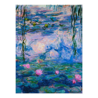 Póster Claude Monet - Lírios Água 1919