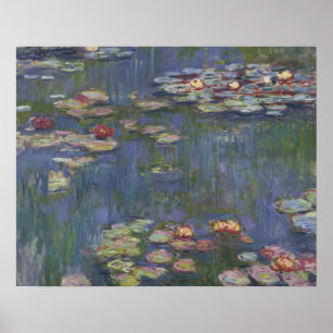 Póster Claude Monet - Lírios De Água