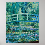 Poster Claude Monet - Lírios De Água E Ponte Japonesa<br><div class="desc">Claude Monet - Lírios E Ponte Japonesa (1899)</div>