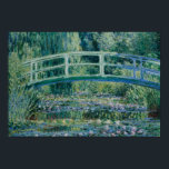 Póster Claude Monet - Lírios de Água e Ponte Japonesa<br><div class="desc">Water Lily e Ponte Japonesa por Claude Monet, 1899. Claude Monet foi fundador da pintura Impressionista Francesa, e o mais consistente e prolífico praticante da filosofia do movimento de expressar as percepções diante da natureza, especialmente quando aplicada à pintura paisagística ao ar livre. O termo "impressionismo" deriva do título de...</div>