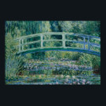 Poster Claude Monet - Lírios de Água e Ponte Japonesa<br><div class="desc">Water Lily e Ponte Japonesa por Claude Monet, 1899. Claude Monet foi fundador da pintura Impressionista Francesa, e o mais consistente e prolífico praticante da filosofia do movimento de expressar as percepções diante da natureza, especialmente quando aplicada à pintura paisagística ao ar livre. O termo "impressionismo" deriva do título de...</div>