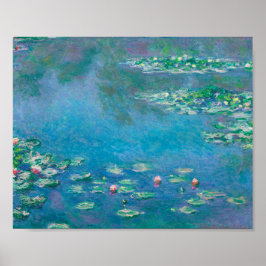 Poster Claude Monet. Lírios De Água. impressionismo franc